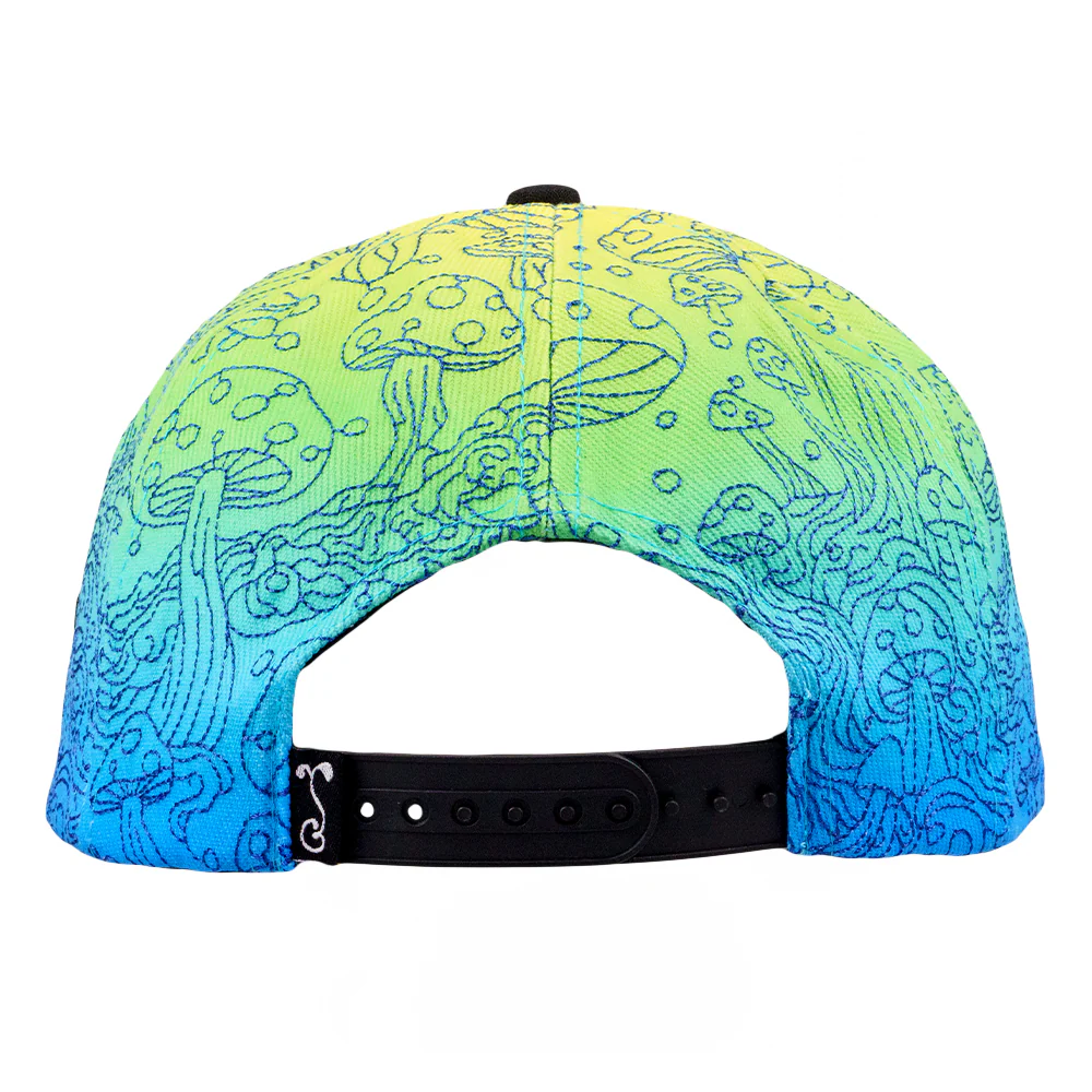 Grassroots - Kuhmali Designs Blue Snapback Hat