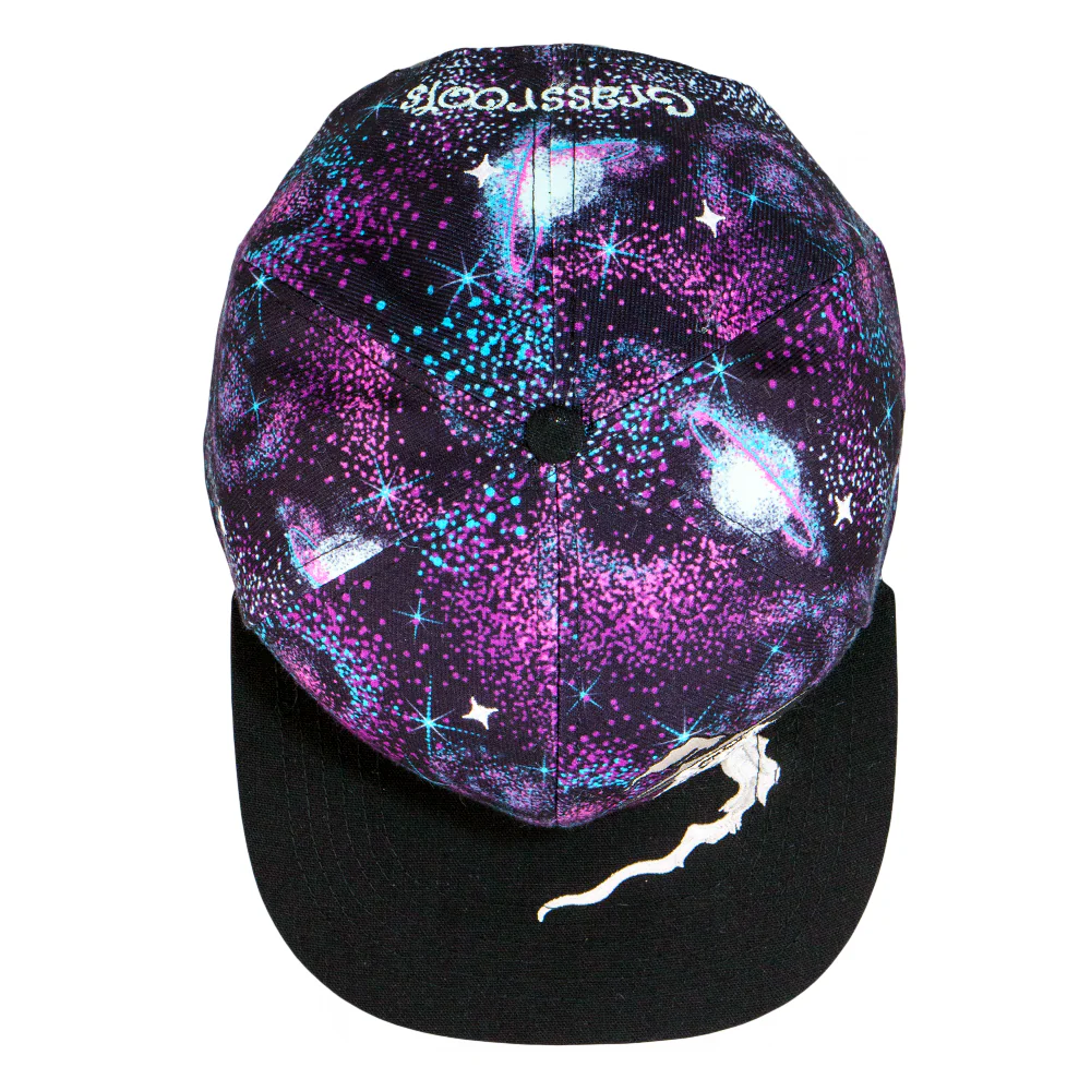 Grassroots - Toking Wizard Galaxy Snapback Hat