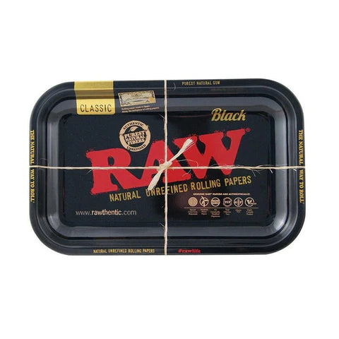 Raw - Black Small Rolling Tray