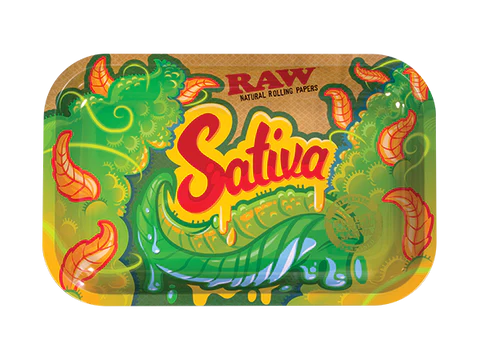 Raw - Strain Rolling Tray - Sativa - Small