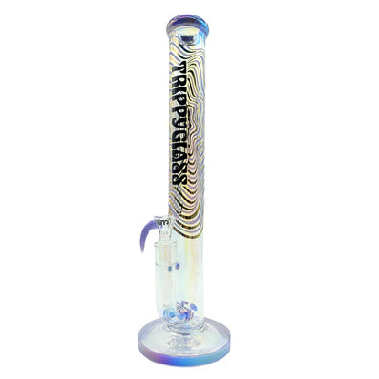 Trippy Glass - 17" Holographic Double Inline Straight Tube