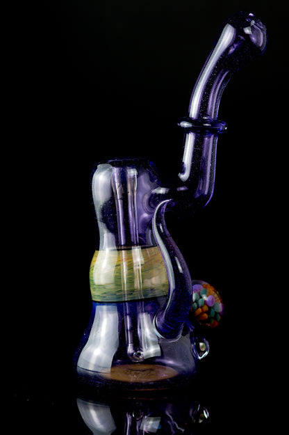 Hippo Glass - Purple Loli Sherlock Bubbler 10mm