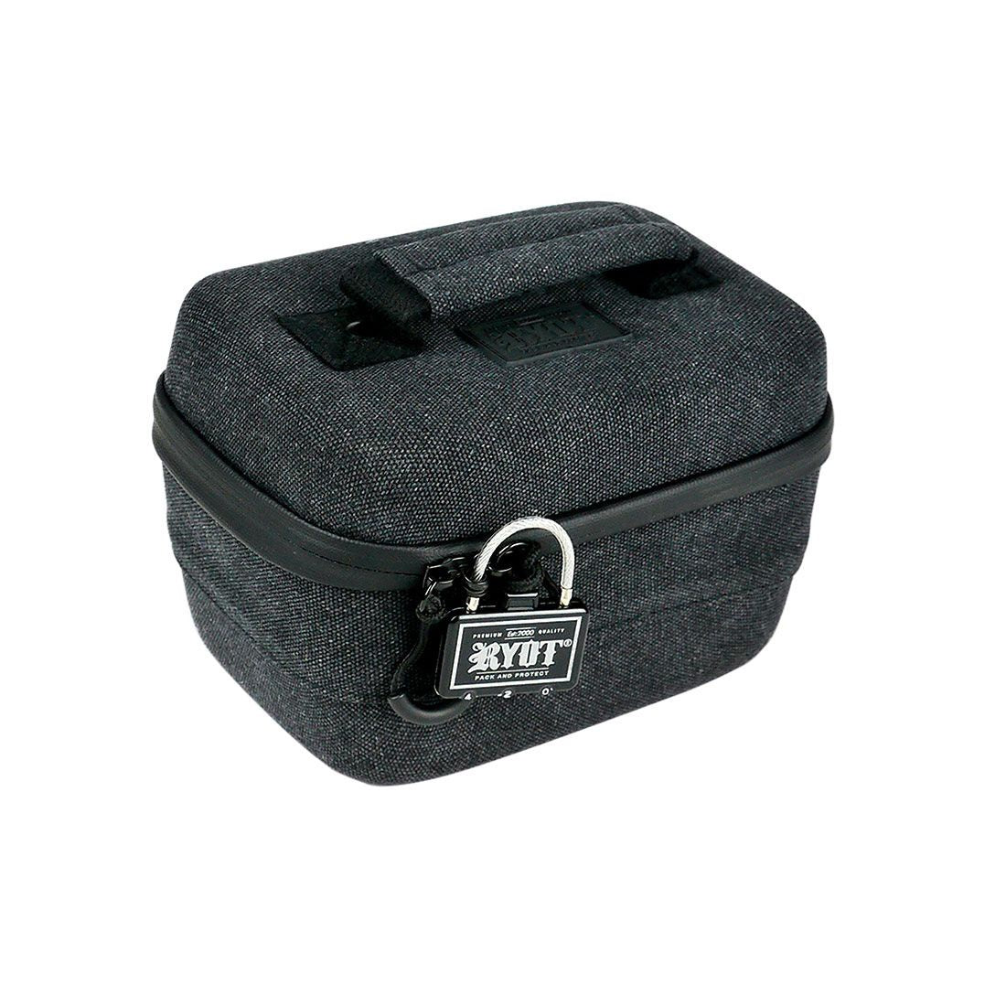 RYOT Safe Case Carbon Series avec technologie SmellSafe et verrouillable avec serrure - 2,3 L